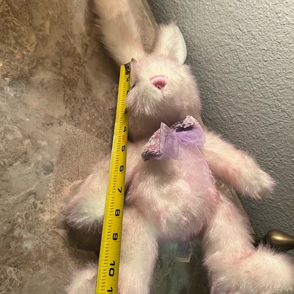 Vintage Kids Of America Bunny Rabbit Plush Stuffed Animal pink 12” 2000 - Picture 6 of 8